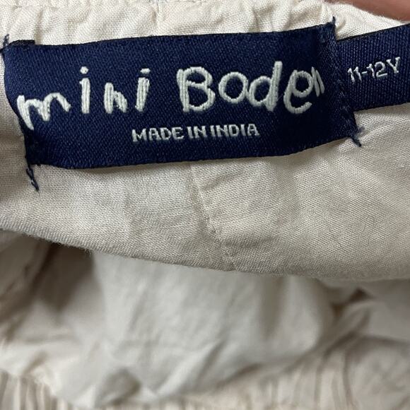 Mini Boden Girls Skirt 10-12Y Viscose Lined Pastel Sequin Embroidered Dot India - Picture 2 of 5